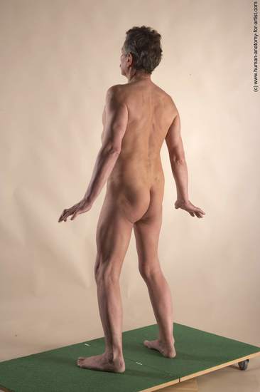 Nude Man White Standing poses - ALL Slim Short Grey Standing poses - simple Realistic