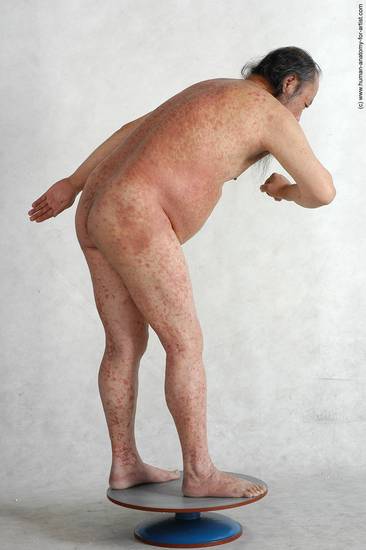 and more Nude Man Asian Standing poses - ALL Chubby Bald Black Standing poses - simple Realistic
