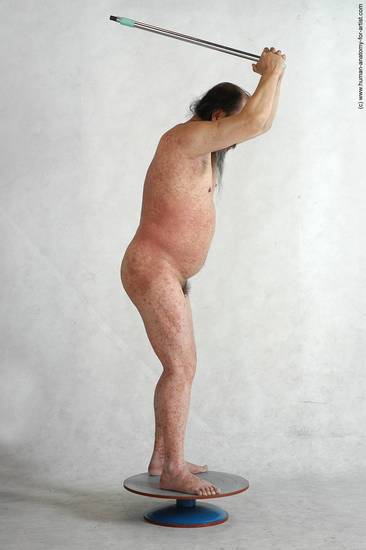 and more Nude Man Asian Standing poses - ALL Chubby Bald Black Standing poses - simple Realistic