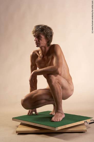 Nude Man White Standing poses - ALL Slim Short Grey Standing poses - knee-bend Realistic