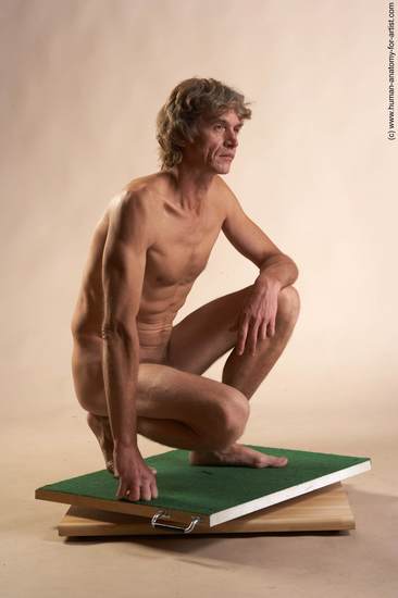 Nude Man White Standing poses - ALL Slim Short Grey Standing poses - knee-bend Realistic