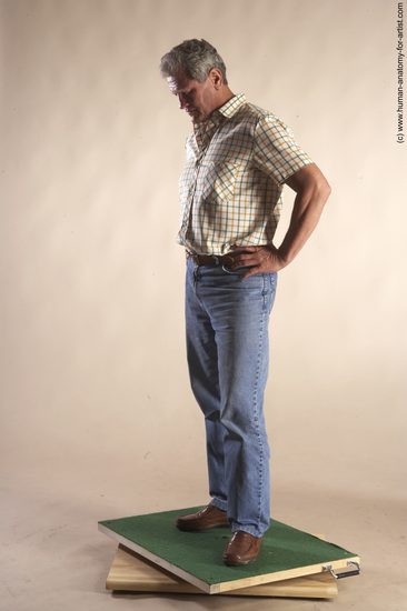 Casual Man White Standing poses - ALL Slim Short Grey Standing poses - simple Academic