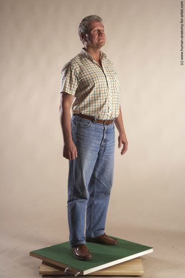 Casual Man White Standing poses - ALL Slim Short Grey Standing poses - simple Academic