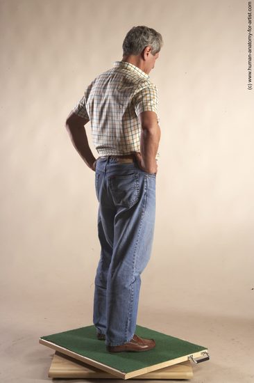 Casual Man White Standing poses - ALL Slim Short Grey Standing poses - simple Academic