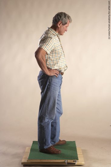 Casual Man White Standing poses - ALL Slim Short Grey Standing poses - simple Academic