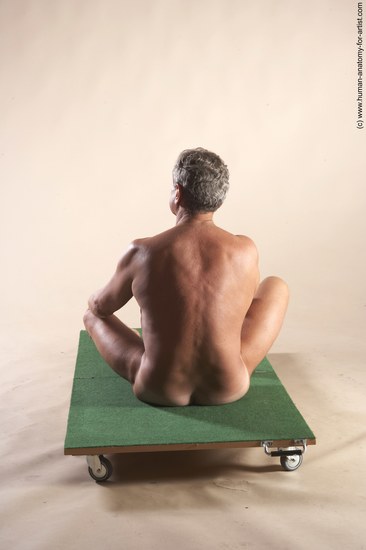 Nude Man White Sitting poses - simple Slim Short Grey Sitting poses - ALL Realistic