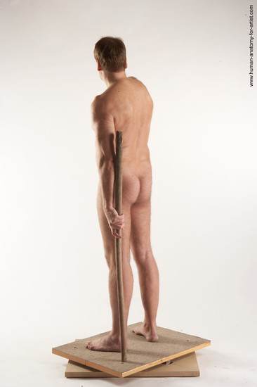 Nude Man White Standing poses - ALL Average Short Brown Standing poses - simple Realistic