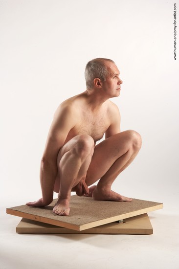 Nude Man White Standing poses - ALL Slim Short Grey Standing poses - knee-bend Realistic