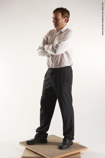 Casual Man White Standing poses - ALL Average Short Brown Standing poses - simple Academic