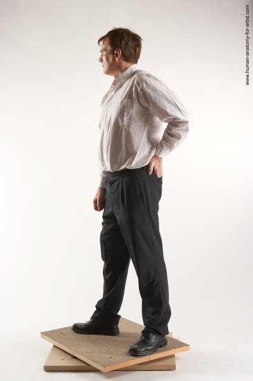 Casual Man White Standing poses - ALL Average Short Brown Standing poses - simple Academic