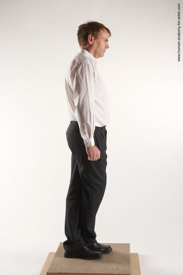 Casual Man White Standing poses - ALL Average Short Brown Standing poses - simple Academic