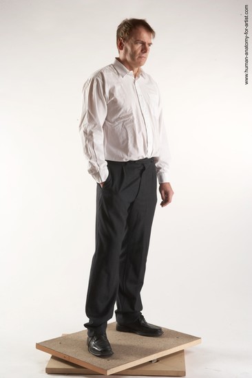 Casual Man White Standing poses - ALL Average Short Brown Standing poses - simple Academic