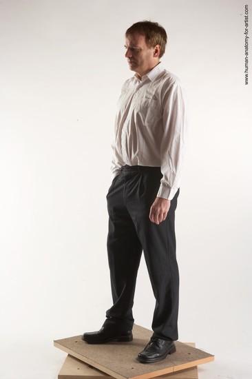 Casual Man White Standing poses - ALL Average Short Brown Standing poses - simple Academic