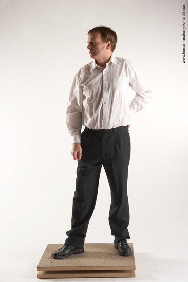 Casual Man White Standing poses - ALL Average Short Brown Standing poses - simple Academic