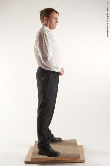 Casual Man White Standing poses - ALL Average Short Brown Standing poses - simple Academic