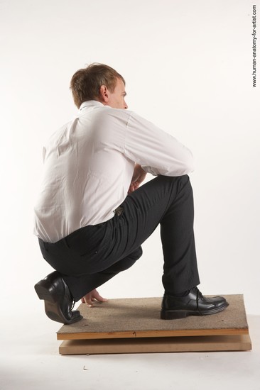 Casual Man White Standing poses - ALL Average Short Brown Standing poses - bend over Academic