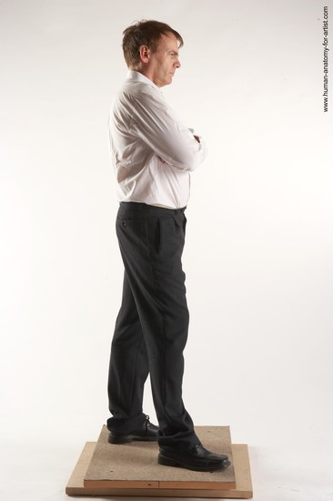 Casual Man White Standing poses - ALL Average Short Brown Standing poses - simple Academic