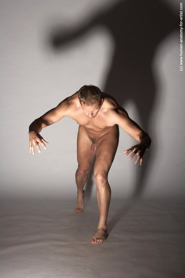 Nude Man White Standing poses - ALL Average Short Brown Standing poses - simple Realistic