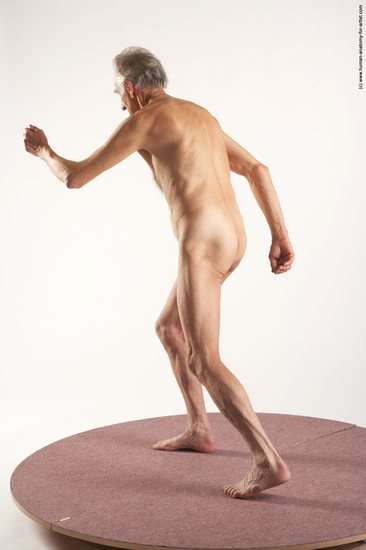 and more Nude Man White Standing poses - ALL Slim Bald Grey Standing poses - simple Realistic