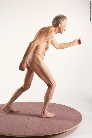 and more Nude Man White Standing poses - ALL Slim Bald Grey Standing poses - simple Realistic