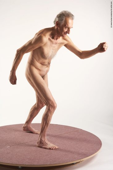 and more Nude Man White Standing poses - ALL Slim Bald Grey Standing poses - simple Realistic