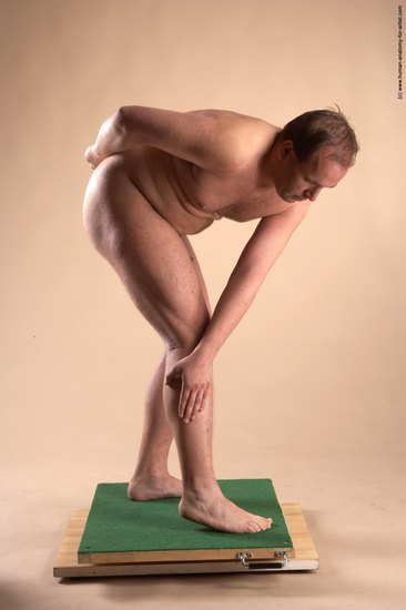 Nude Man White Standing poses - ALL Average Short Brown Standing poses - simple Realistic