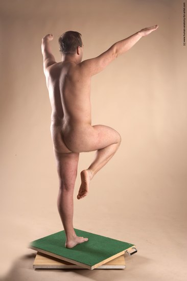 Nude Man White Standing poses - ALL Average Short Brown Standing poses - simple Realistic