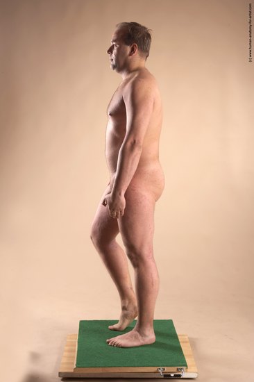 Nude Man White Standing poses - ALL Average Short Brown Standing poses - simple Realistic