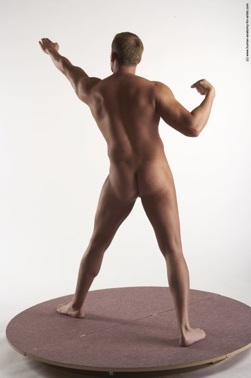 Nude Man White Standing poses - ALL Average Short Brown Standing poses - simple Realistic