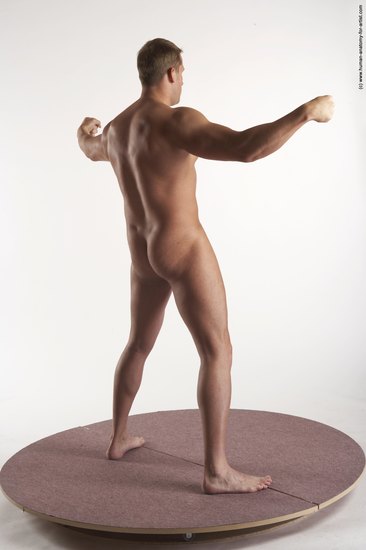 Nude Man White Standing poses - ALL Average Short Brown Standing poses - simple Realistic