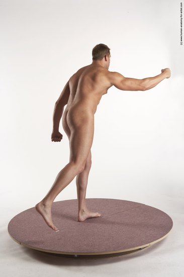 Nude Man White Standing poses - ALL Average Short Brown Standing poses - simple Realistic