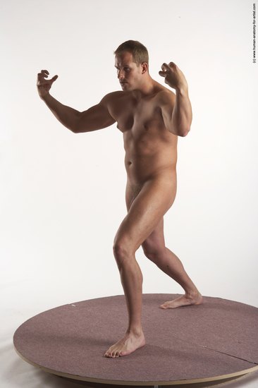 Nude Man White Standing poses - ALL Average Short Brown Standing poses - simple Realistic