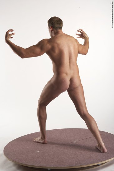 Nude Man White Standing poses - ALL Average Short Brown Standing poses - simple Realistic