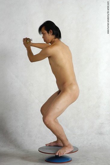 Nude Fighting with sword Man Asian Standing poses - ALL Average Medium Black Standing poses - simple Realistic