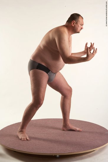 Underwear Man White Standing poses - ALL Chubby Short Brown Standing poses - simple Academic