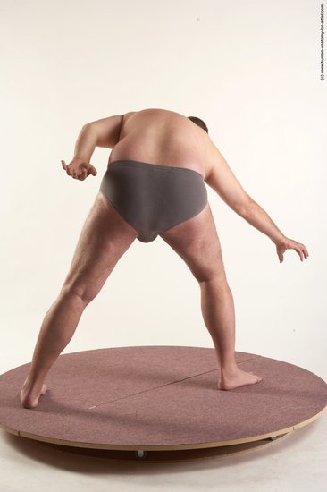 Underwear Man White Standing poses - ALL Chubby Short Brown Standing poses - simple Academic