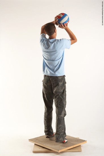 Casual Holding Man White Standing poses - ALL Slim Short Brown Standing poses - simple Academic