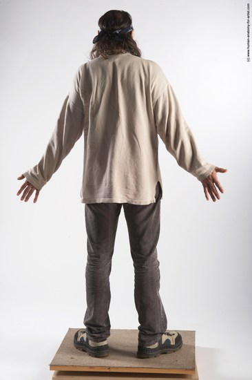 Casual Man Another Standing poses - ALL Chubby Long Grey Standing poses - simple Academic