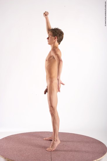 Nude Man White Standing poses - ALL Athletic Short Brown Standing poses - simple Realistic