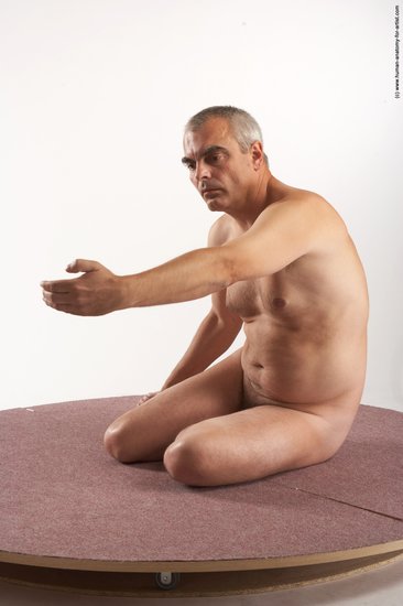 Nude Man White Sitting poses - simple Average Short Grey Sitting poses - ALL Realistic