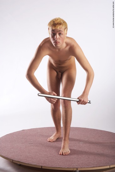 Nude Man White Standing poses - ALL Average Short Brown Standing poses - simple Realistic