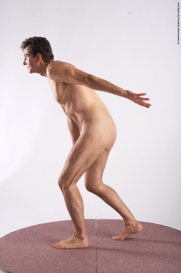 Nude Man White Standing poses - ALL Slim Short Brown Standing poses - simple Realistic