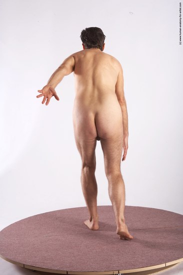 Nude Man White Standing poses - ALL Slim Short Brown Standing poses - simple Realistic