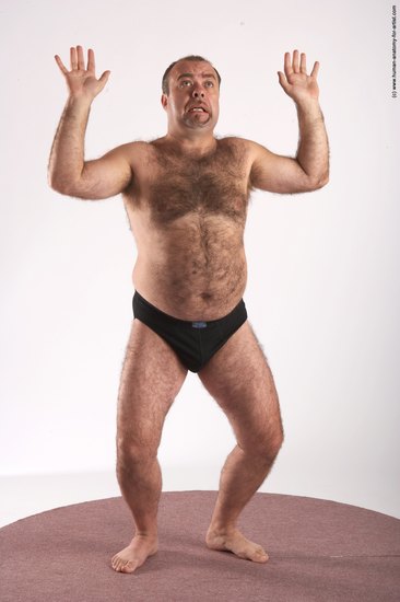 Underwear Man White Standing poses - ALL Chubby Bald Brown Standing poses - simple Academic