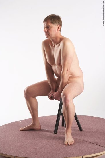 Nude Man White Sitting poses - simple Average Short Grey Sitting poses - ALL Realistic