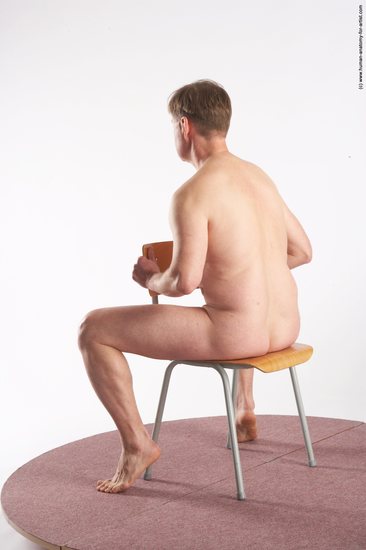 Nude Man White Sitting poses - simple Average Short Grey Sitting poses - ALL Realistic