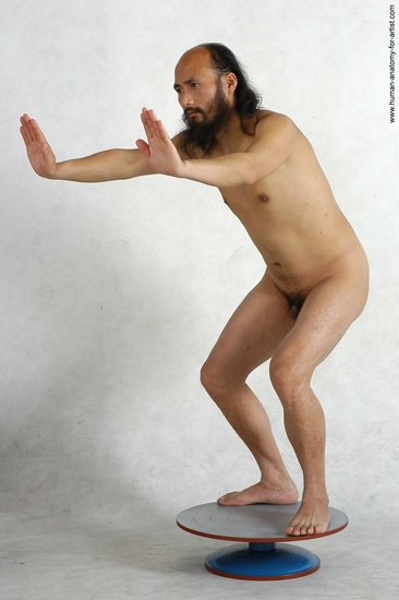 Nude Man Asian Standing poses - ALL Slim Bald Black Standing poses - simple Realistic