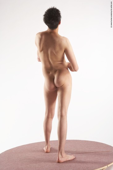 Nude Holding Man White Moving poses Slim Short Brown Realistic