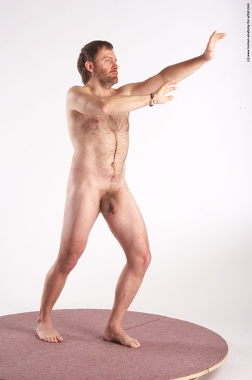 Nude Man White Standing poses - ALL Slim Short Brown Standing poses - simple Realistic