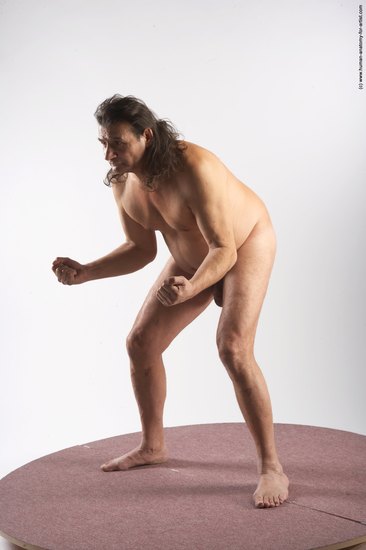 Nude Man Another Standing poses - ALL Chubby Long Grey Standing poses - simple Realistic